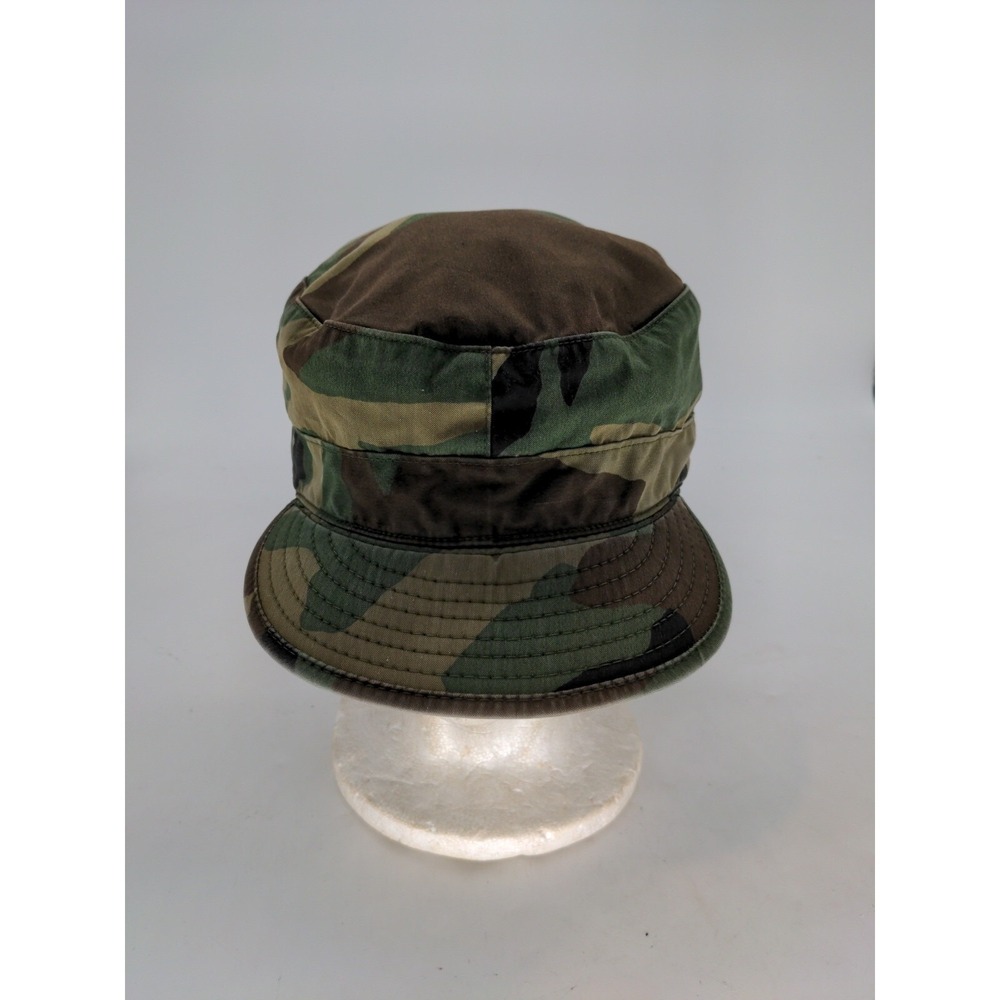 Army Hat Patrol Cap 7 1/4 Atlas Fitted cold Weather Woodland Camouflage #11